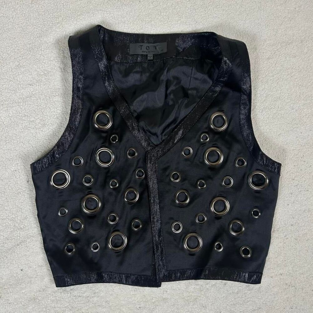 Insane Visual Kei Goth Grommet Eyelet Studded Vest